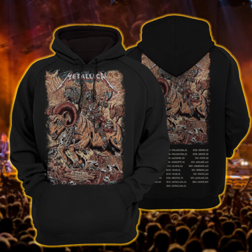 metallica hoodie savage hooves skulls tour day 3