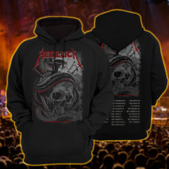metallica hoodie serpent of death live at nissan stadium