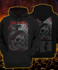 metallica hoodie serpent of death live at nissan stadium