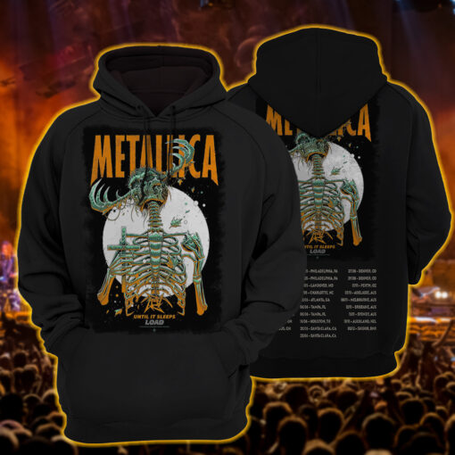 metallica hoodie skeleton faith until it sleeps 2025