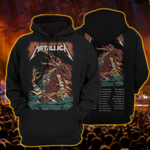 metallica hoodie skullchain fury virginia mayhem drop