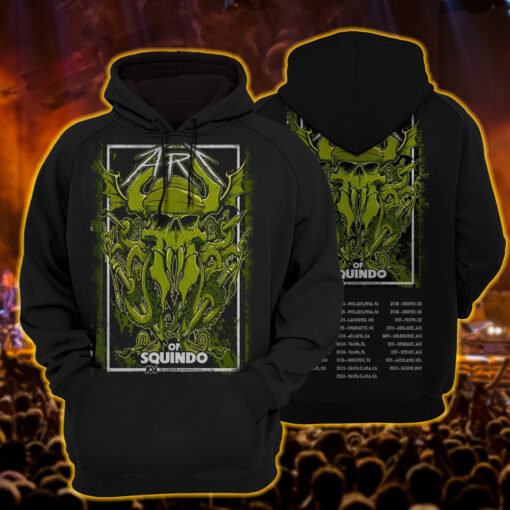 metallica hoodie squindo tentaskull artist edition