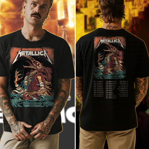 metallica horror bird skull shirt m72 tour drop may 17 2025 blacksburg va 4