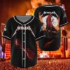 metallica houston 2025 baseball jersey gravedigger of the south live at nrg