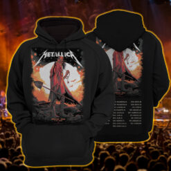 metallica houston 2025 hoodie the last key of death