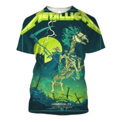 metallica jun14 2025 houston deathrider 3d aop shirt 1