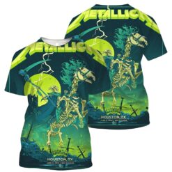 metallica jun14 2025 houston deathrider 3d aop shirt