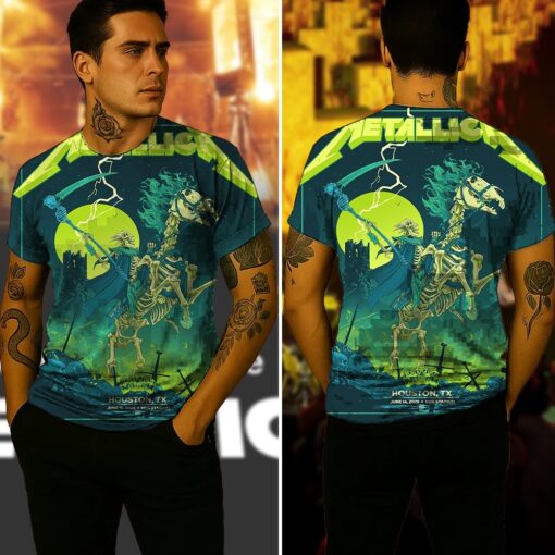 metallica jun14 2025 houston deathrider 3d aop shirt 4
