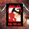 metallica kill em all poster 1983 debut album cover art wall print 2