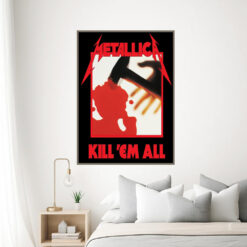 metallica kill em all poster 1983 debut album cover art wall print 3