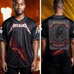 metallica landover 2025 baseball jersey reapers chain at northwest stadium 2