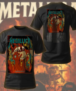 metallica lincoln financial field shirt red monster devours mayhem 5 23 2025