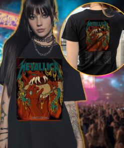 metallica lincoln financial field shirt red monster devours mayhem 5 23 2025 3