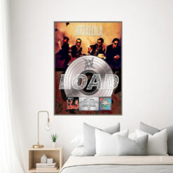 metallica load platinum award poster riaa certified album tribute wall plaque 3