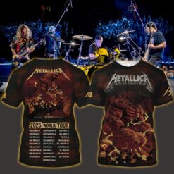 metallica m72 3d aop shirt april 24 2025 toronto on rogers centre apocalyptic titan design