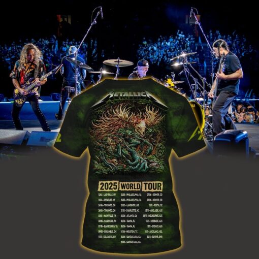 metallica m72 3d aop shirt april 24 26 2025 toronto on rogers centre skullhorn forest beast design 2