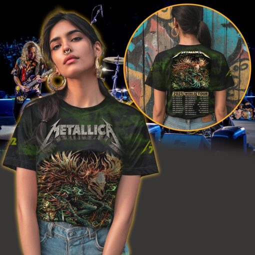 metallica m72 3d aop shirt april 24 26 2025 toronto on rogers centre skullhorn forest beast design 3