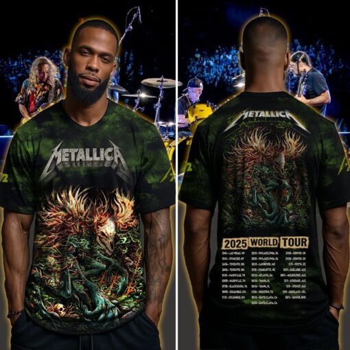 metallica m72 3d aop shirt april 24 26 2025 toronto on rogers centre skullhorn forest beast design 4