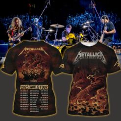 metallica m72 3d aop shirt april 26 2025 toronto on rogers centre feral titan design by john guydo