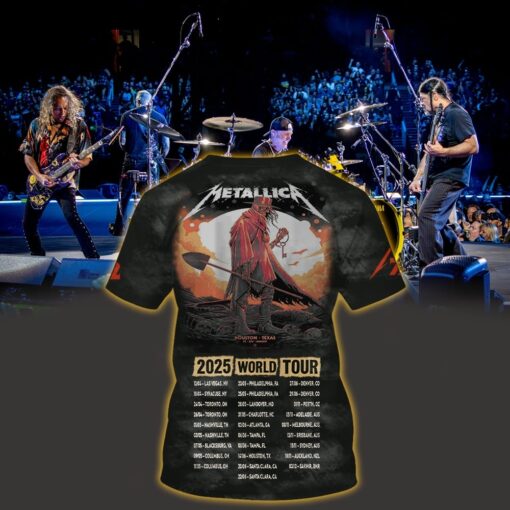 metallica m72 3d aop shirt june 14 2025 houston tx grim reaper keykeeper design nrg stadium 2