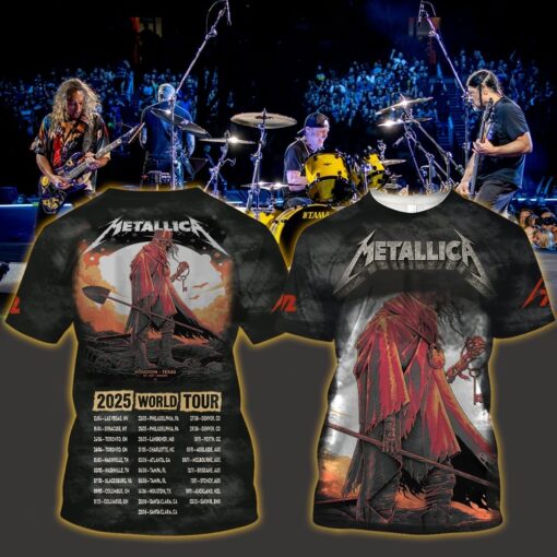 metallica m72 3d aop shirt june 14 2025 houston tx grim reaper keykeeper design nrg stadium