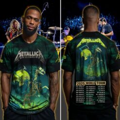 metallica m72 3d aop shirt june 14 2025 houston tx nrg stadium death rider skeleton horse artwork 4