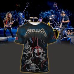 metallica m72 3d aop shirt june 20 2025 santa clara ca levis stadium melting skull candle poster design 1