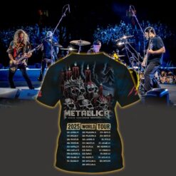 metallica m72 3d aop shirt june 20 2025 santa clara ca levis stadium melting skull candle poster design 2