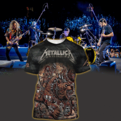 metallica m72 3d aop shirt june 27 2025 denver co empower field bear berserker skull army tour poster 1