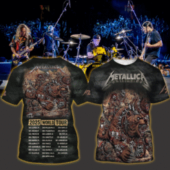 metallica m72 3d aop shirt june 27 2025 denver co empower field bear berserker skull army tour poster