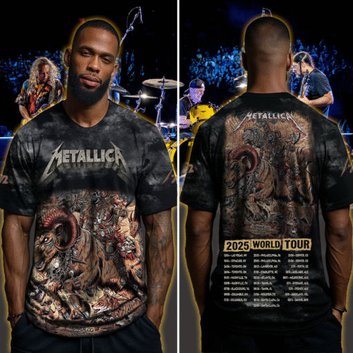 metallica m72 3d aop shirt june 29 2025 denver co empower field ram skull warrior tour poster 4