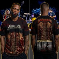 metallica m72 3d aop shirt june 3 2025 atlanta ga winged death queen skeleton design mercedes benz stadium 4