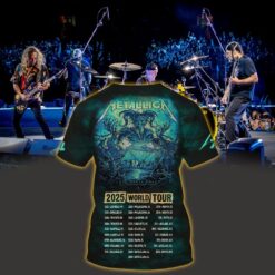 metallica m72 3d aop shirt june 3 2025 atlanta georgia mercedes benz stadium ram demon skeleton apocalypse design 2