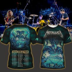 metallica m72 3d aop shirt june 3 2025 atlanta georgia mercedes benz stadium ram demon skeleton apocalypse design
