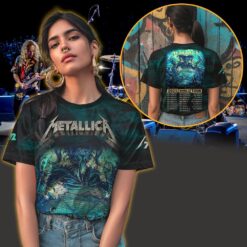 metallica m72 3d aop shirt june 3 2025 atlanta georgia mercedes benz stadium ram demon skeleton apocalypse design 3