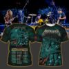metallica m72 3d aop shirt june 6 2025 tampa fl kraken sea monster design raymond james stadium