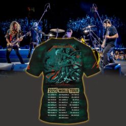 metallica m72 3d aop shirt june 6 2025 tampa fl kraken sea monster design raymond james stadium 2