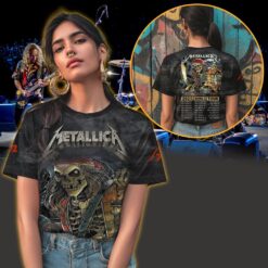metallica m72 3d aop shirt june 8 2025 tampa fl pirate lantern skeleton design