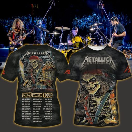 metallica m72 3d aop shirt june 8 2025 tampa fl pirate lantern skeleton design raymond james stadium