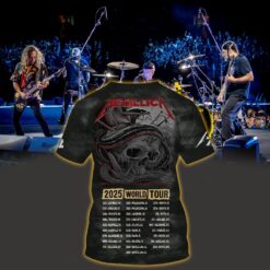 metallica m72 3d aop shirt may 1 2025 nashville tn nissan stadium snake skull tour design ft pantera suicidal tendencies 2