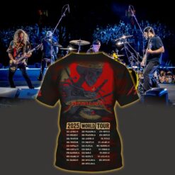 metallica m72 3d aop shirt may 11 2025 historic crew stadium columbus oh crowned skeleton serpent 2