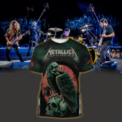 metallica m72 3d aop shirt may 23 2025 lincoln financial field philadelphia pa eagle skull liberty bell edition 1