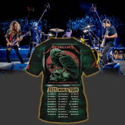 metallica m72 3d aop shirt may 23 2025 lincoln financial field philadelphia pa eagle skull liberty bell edition 2