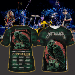 metallica m72 3d aop shirt may 23 2025 lincoln financial field philadelphia pa eagle skull liberty bell edition