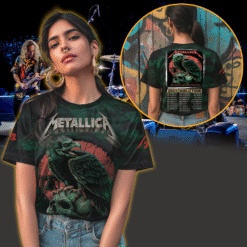 metallica m72 3d aop shirt may 23 2025 lincoln financial field philadelphia pa eagle skull liberty bell edition 3