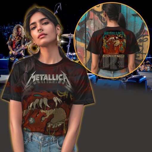 metallica m72 3d aop shirt may 23 2025 lincoln financial field philadelphia pa monster burger demon design 3