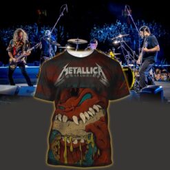 metallica m72 3d aop shirt may 25 2025 lincoln financial field philadelphia pa tentacle burger monster design 1