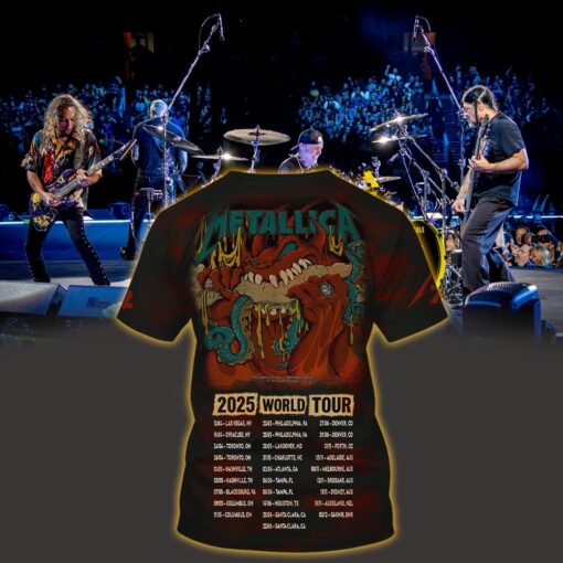 metallica m72 3d aop shirt may 25 2025 lincoln financial field philadelphia pa tentacle burger monster design 2