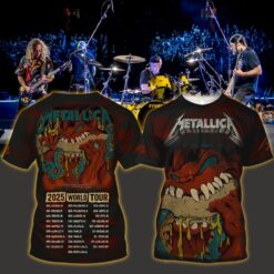 metallica m72 3d aop shirt may 25 2025 lincoln financial field philadelphia pa tentacle burger monster design