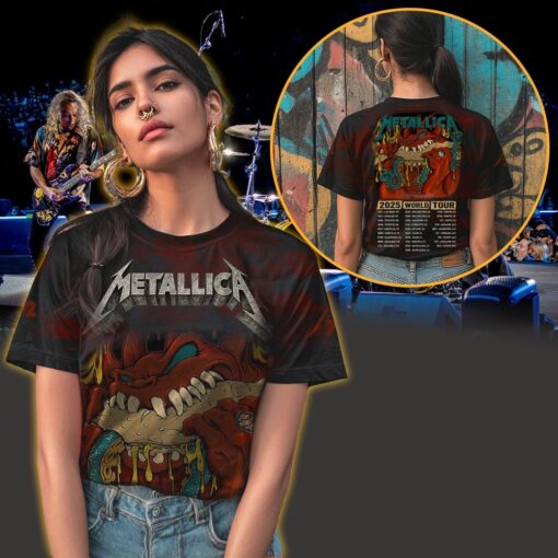 metallica m72 3d aop shirt may 25 2025 lincoln financial field philadelphia pa tentacle burger monster design 3
